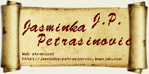 Jasminka Petrašinović vizit kartica